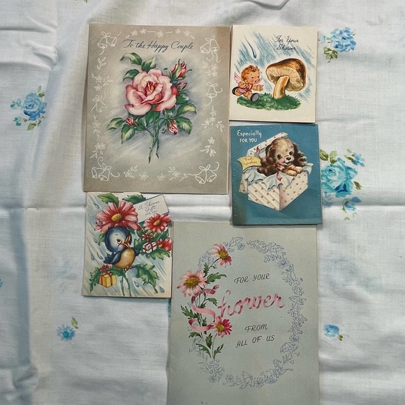 Lot of Kitsch Shower Cards and Wedding Cards - Picture 9 of 14